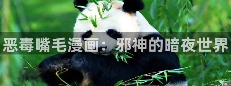 完美都市韩漫免费观看：恶毒嘴毛漫画：邪神的暗夜世界